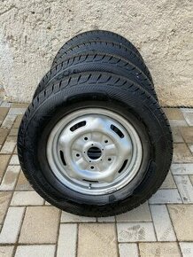 4x zimní pneu Barum Snovanis s disky, 215/75 R16 C zátěžové - 1