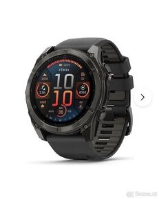 Garmin Fenix 8 51mm, AMOLED, Sapphire Tit.šedé