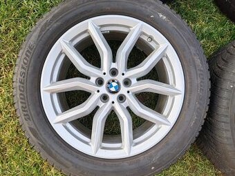 Alu v perfekt stavu 5x112 19 originál ráfky BMW pneu zimní -