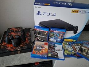 Prodám Herní konzole Sony PlayStation 4 Slim 500 GB