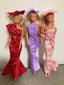 3 panenky barbie elegantní dámy