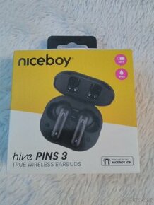 Bezdrátová sluchátka Niceboy HIVE Pins 3, černé