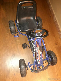 Šlapací čtyřkolka Go-Kart: modrá