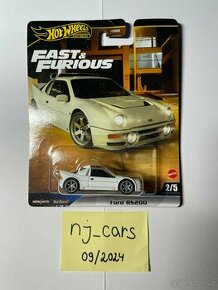 Hot Wheels Premium Ford RS200 (poškozená karta)