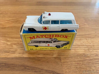 Matchbox RW no. 54 Cadillac Ambulance vč. origo boxu