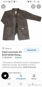 3/4 kabat Bushman, Bush Skins vel.M