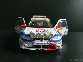 Peugeot 306 maxi kit car 1:18 rally Noční verze tovarni