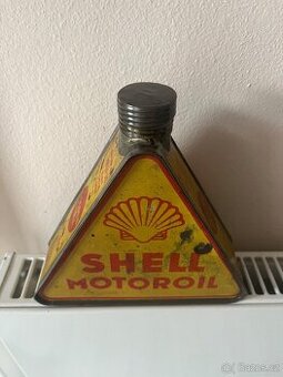 Plechovka od oleje Shell