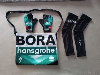 Nové originál veci z Bora-hansgrohe- taška, rukavice, návlek