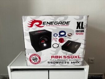 Nový renegade set subwoofer+zesilovač+kabeláž