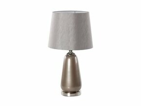 Skleněná stolní lampa 61cm perleť