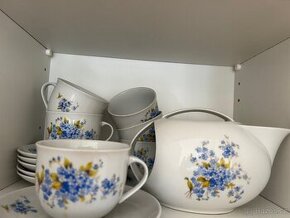 Pomněnkový servis porcelán kávový /čajový