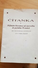 Čítanka k dějinám literatury SŠ