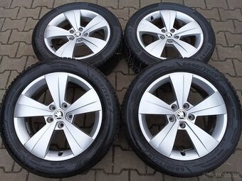 Originál alu sada disků Škoda Superb III 5x112 R17 Triton