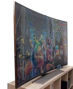 3D Prohnutá Televize Samsung 65" 165cm 4K