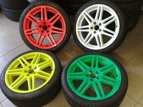 alu kola 5x100 r17 pneu zimaky 215/40/17