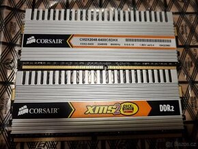 RAM paměti Corsair DDR2 2x2Gb 800Mhz