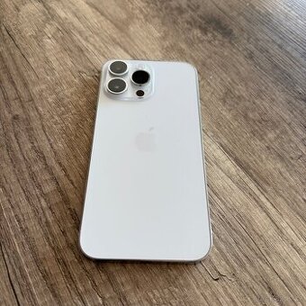 iPhone 14 Pro Max 128GB silver, pěkný stav, 12 měsíců záruka