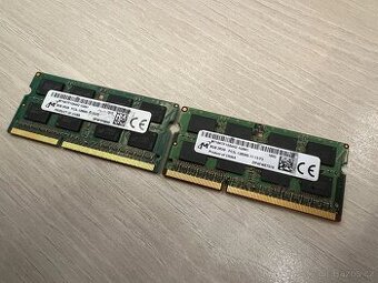 Operační paměťi Micron PC3L, 8GB, 2Rx8, DDR3, 1600Mhz.