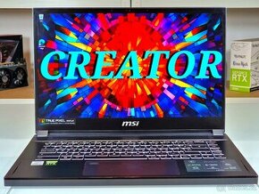 Herní notebook MSI CREATOR | 4K UHD | RTX 3070 | 32GB | i7 - 1