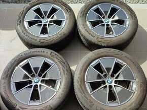 Originál letní ALU komplet BMW 16" 5x112 ET22 pneu 205/60/16