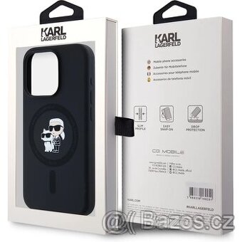 Kryt Karl Lagerfeld Liquid Silicone - iPhone 15 Pro ,Magsafe