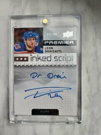 Leon Draisaitl - UPR Premier Inked Script - 1