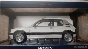 Norev 1/18 Peugeot 205 GTi bílá - 1