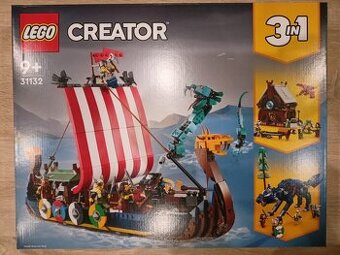 LEGO Creator 31132 Vikingská loď a mořský had