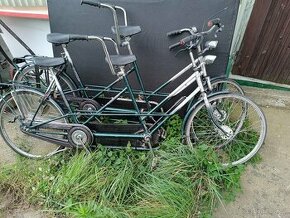 2 x tandem, dvojkolo UNION, slušný funkční stav