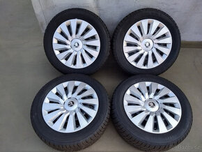 205/55R16 zimní pneu 6x16 5x112 ET48 octavia III 9mm