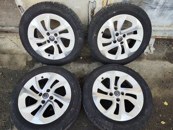 16"letní alu sada 4x100 origo Opel Corsa E Adam 195/55 Cont