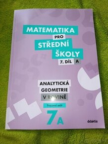 Obrázek k inzerátu: Matematika pro střední školy 7.díl A