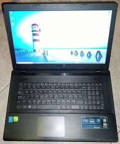 Asus X75V,CPU 2020M,WIN 10,HDD 750GB,RAM 6GB,17.3 palců