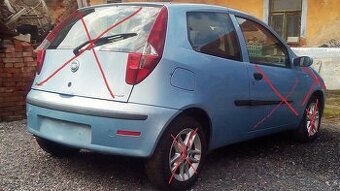 Fiat Punto 1.3JTD zbytek ND -,el.šíbr,LZ dveře,airbagy, aj.