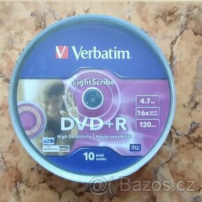 DVD Verbatim, jednovrstvé, dvojvrstvé, lightscribe