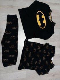 Chlapecké Batman pyžamo, legíny a 2x tričko - 1