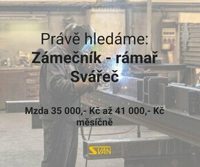 Hledáme svářeče-zámečníka