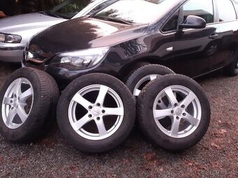 Prodám alukola 5x115  6,5x16 Opel Astra 215/60/16