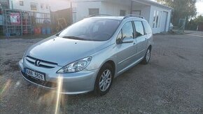 Peugeot 307 kombi 1,6i 80kw r.v.2004 nové ČR