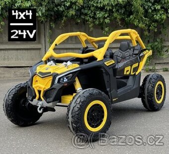 Nadupaná dětská Buggy - CAN-AM Maverick XXL, 800W 20Ah