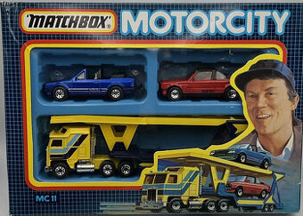 Matchbox Motorcity MC11 - Transporter s vozy Ford a BMW