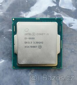 Procesor Intel Core i5-6600 3,3GHz včetně chladiče - 1