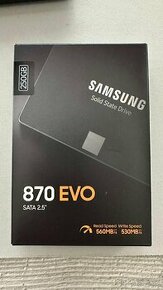 NOVÝ 2,5" SSD Samsung 870 EVO 250GB