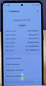 Samsung Galaxy S20 FE  funkční