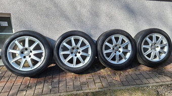 Audi A6 C6  R17 - 7,5J×17H2 ET45, pneu 225/50 R17 5,5mm