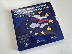 Sada oběžných mincí 2024 Vstup ČR a SR do Evropské unie - 1