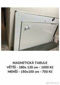 Bílá magnetická tabule/nástěnka