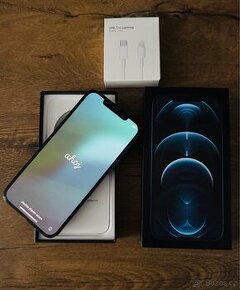 Prodám iPhone 12 PRO MAX, Pacific Blue, 128 GB