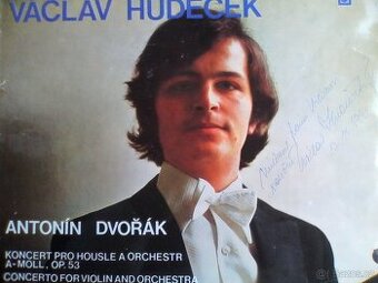 Obal od LP Václav Hudeček s podpisem - 1